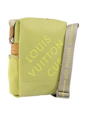 Authentic LOUIS VUITTON Damier Geant LV Cup Weatherly Bag Yellow M80636 LV